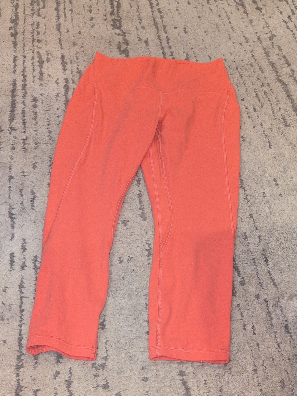 Lululemon Align High-Rise Crop with Pockets 23" Pale Raspberry Double Lined - Picture 9 of 9